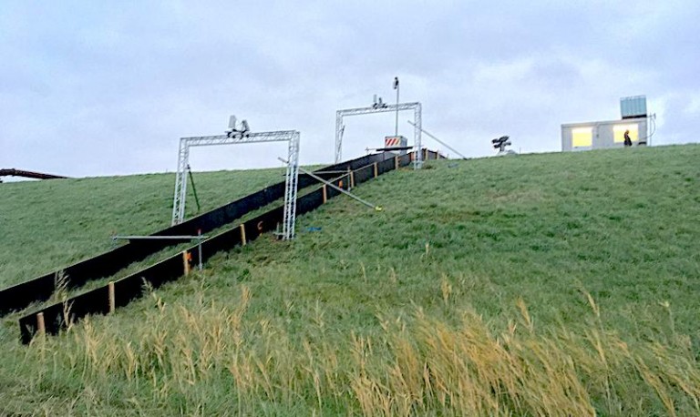 Overflow generator on levee Hedwige-Prosperpolder